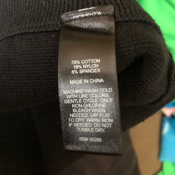 Express Black Crop Top and Skirt - Picture 8 of 8